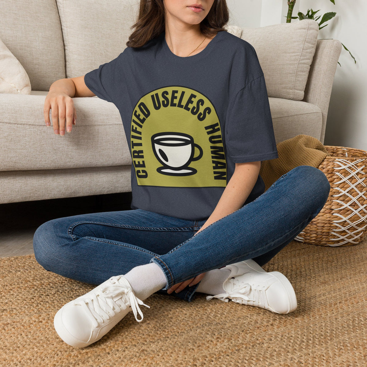 Certified Useless Human T-Shirt — Funny Coffee Lover Graphic Tee - Trending Now - August 2026
