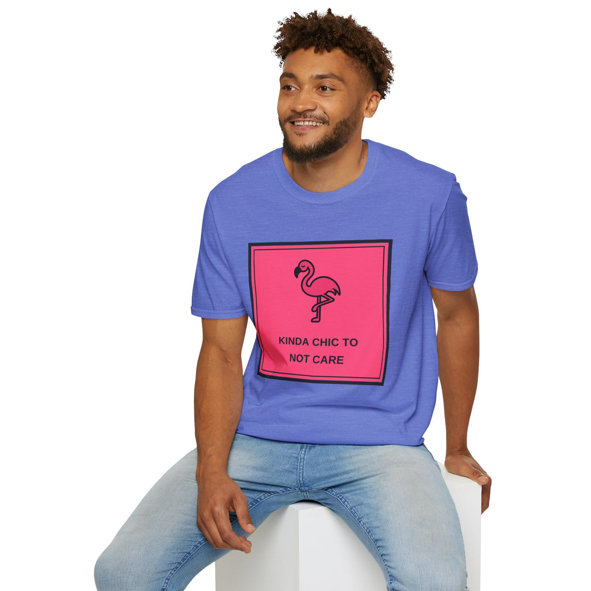 Flamingo 'Kinda Chic To Not Care' Graphic T-Shirt - Trending Now - August 2026