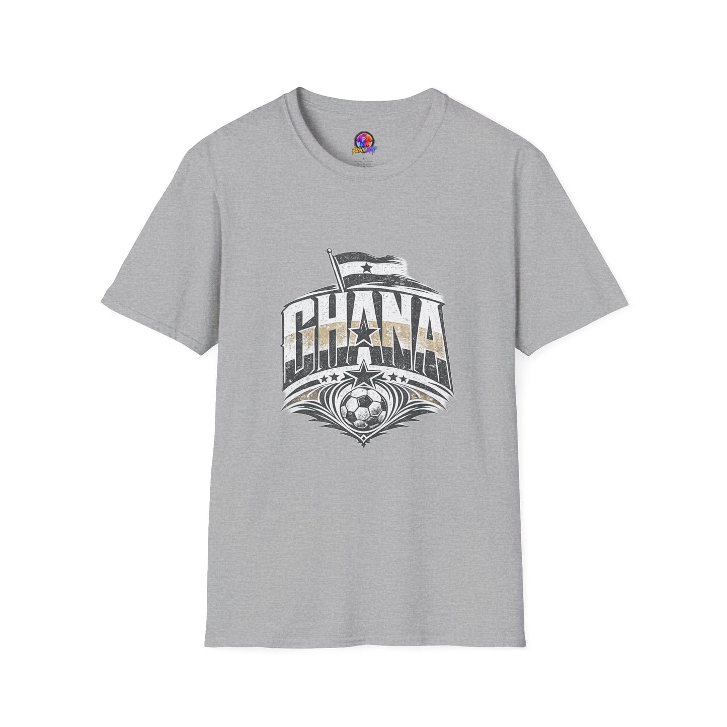 Ghana Vintage Flag T-Shirt — Retro Ghana Pride Graphic Tee