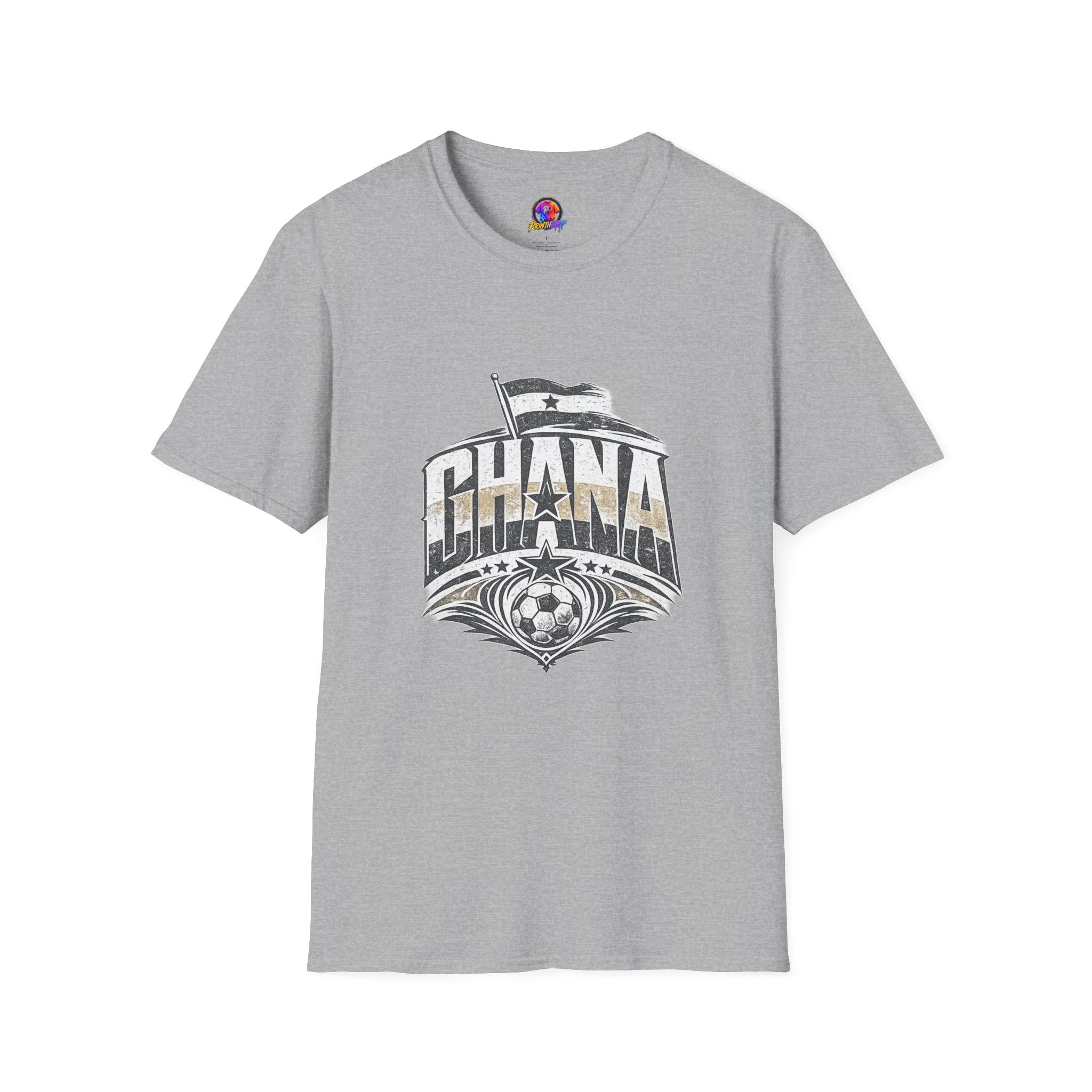 Ghana Vintage Flag T-Shirt — Retro Ghana Pride Graphic Tee