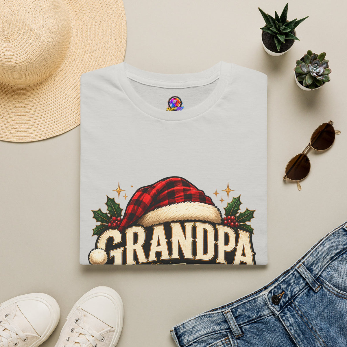 Christmas Grandpa Clause Unisex Softstyle T-Shirt