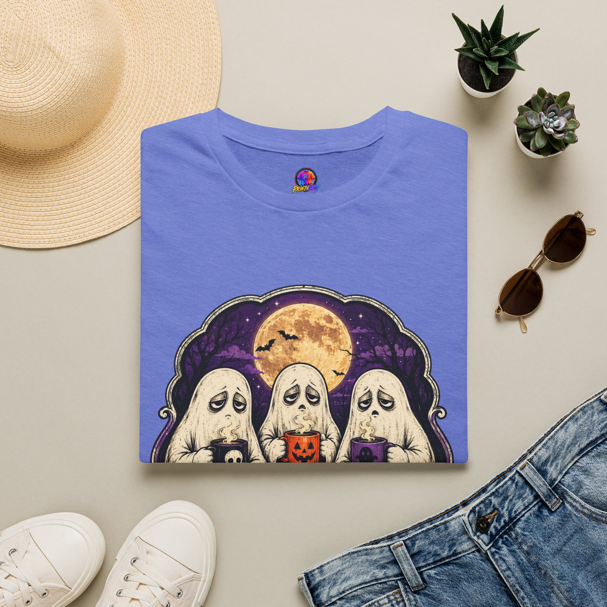 Halloween Low Energy High Spirit Unisex Softstyle T-Shirt