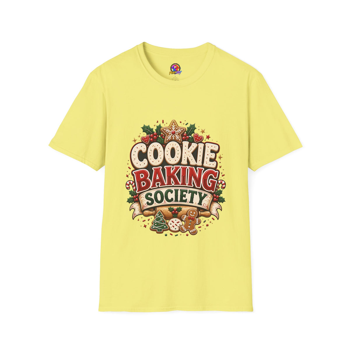 Cookie Baking Society T-Shirt — Holiday Baking Graphic Tee