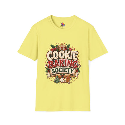 Cookie Baking Society T-Shirt — Holiday Baking Graphic Tee