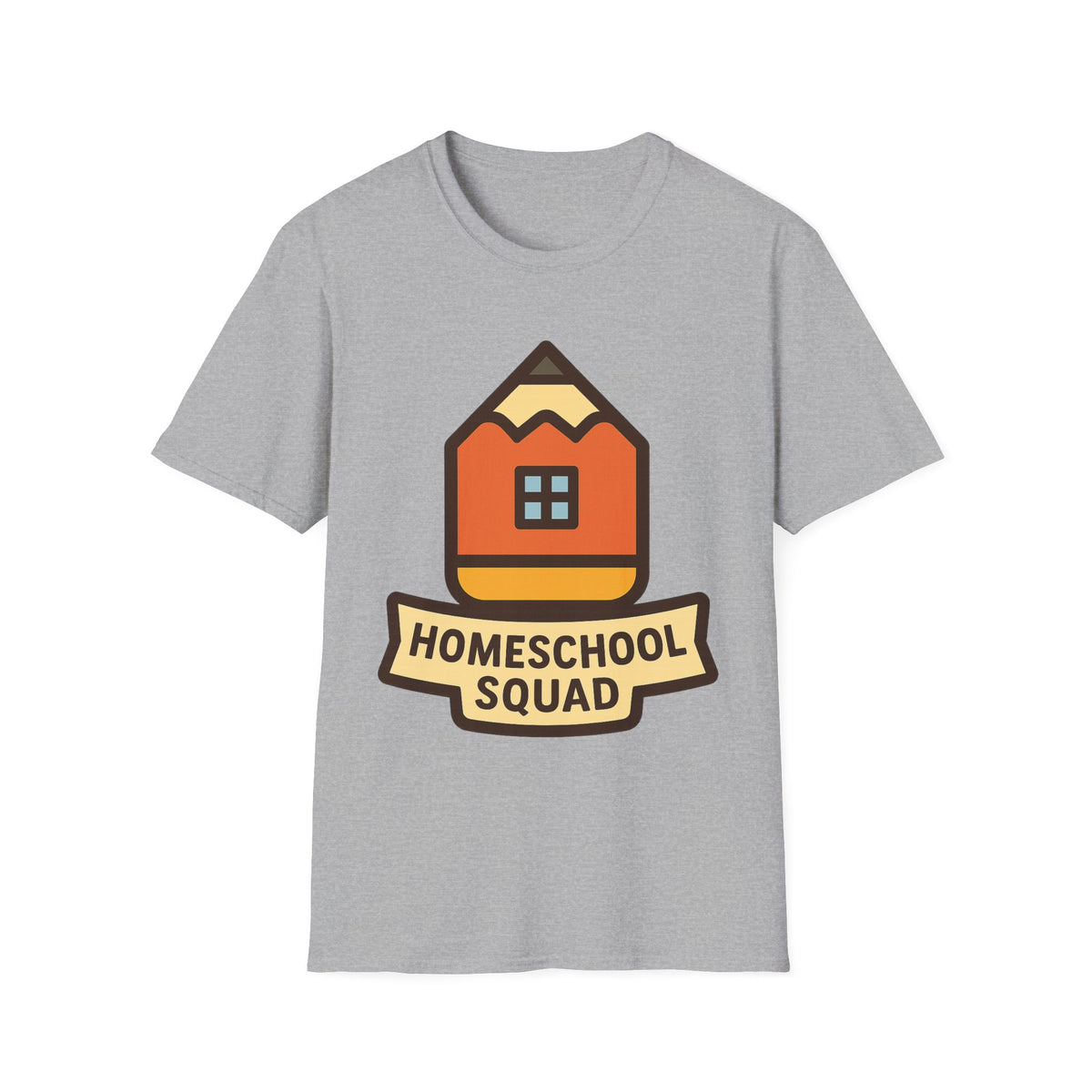 "Homeschool Squad" Cute School Emblem Tee | Homeschooling Teacher T-Shirt - Trending Now - September 2026
