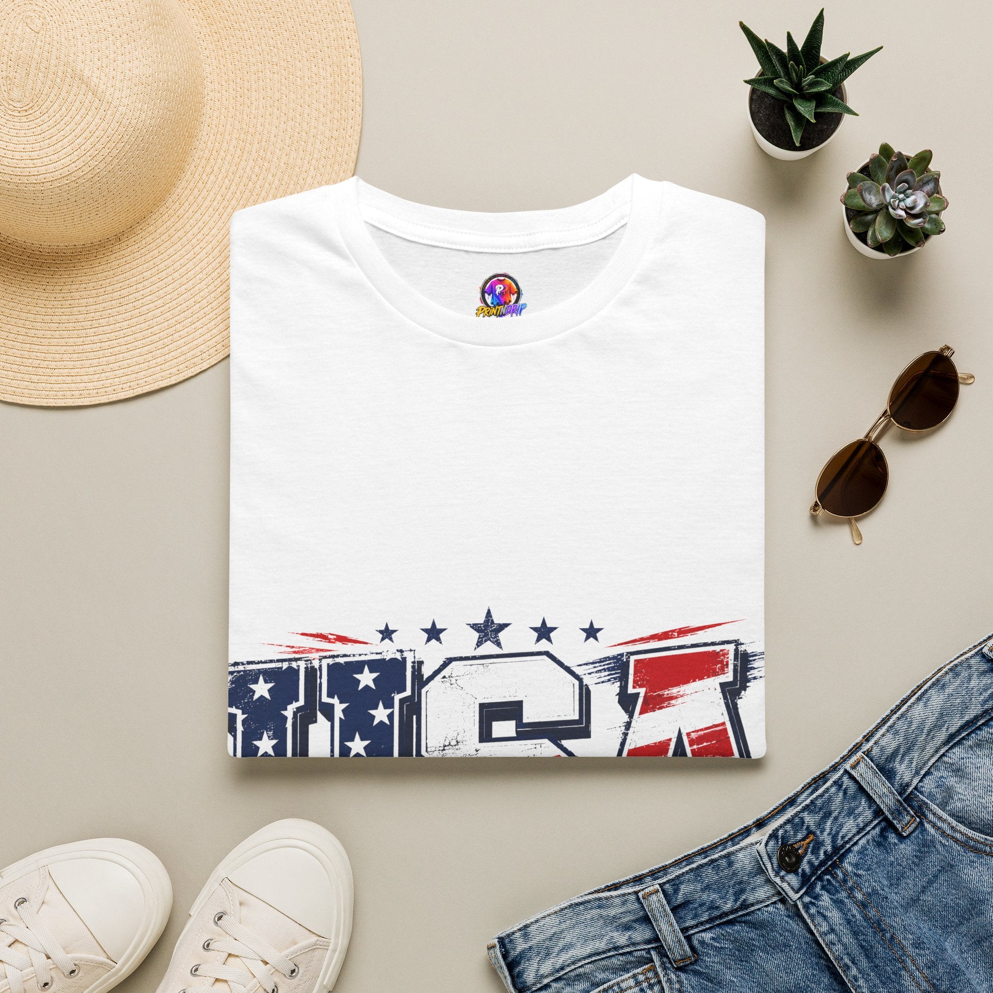 USA Flag Graphic T-Shirt — Patriotic American Pride Tee