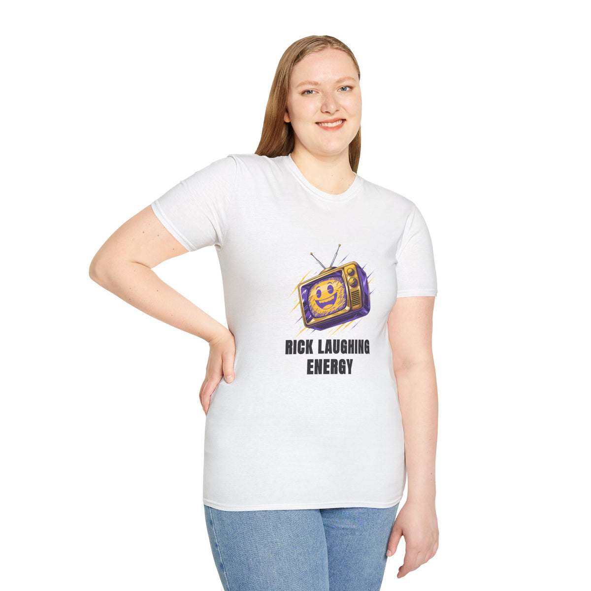 Rick Laughing Energy T-Shirt — Retro TV Graphic Tee - Trending Now - August 2026