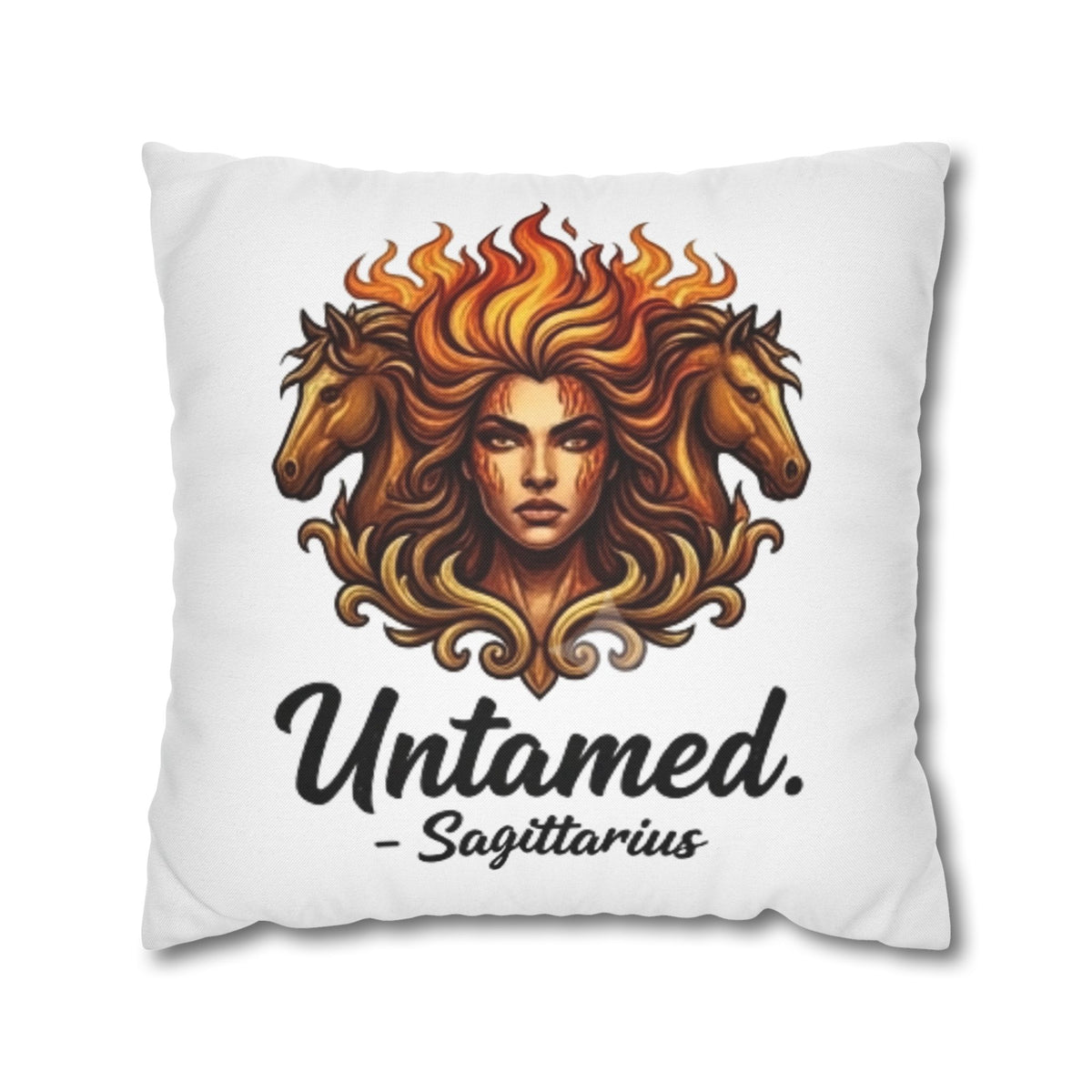 Sagittarius 'Untamed' Decorative Pillowcase – Astrology Zodiac Home Accent