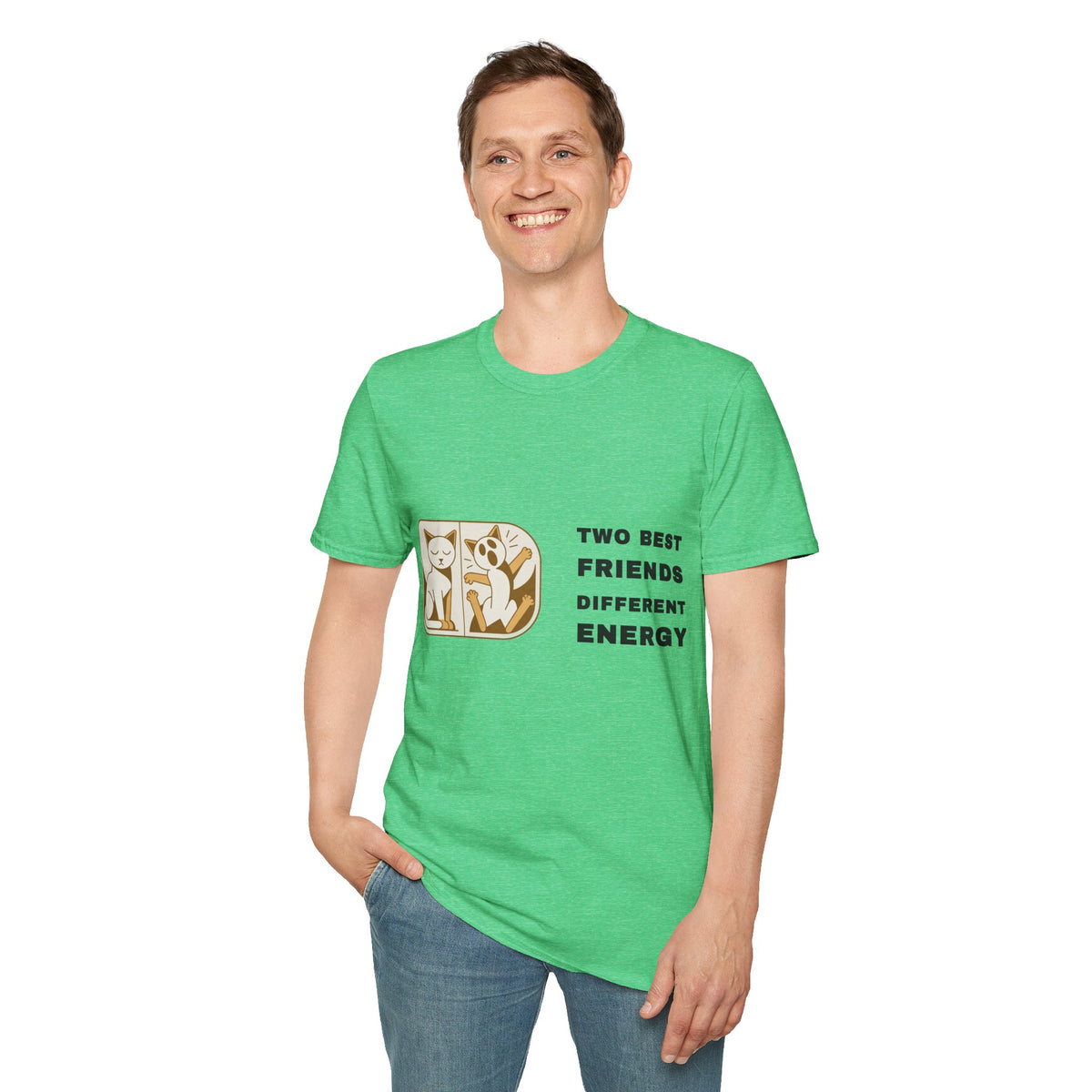 Cat and Dog T-Shirt — "Two Best Friends, Different Energy" Cute Pet Graphic Tee - Trending Now - September 2026