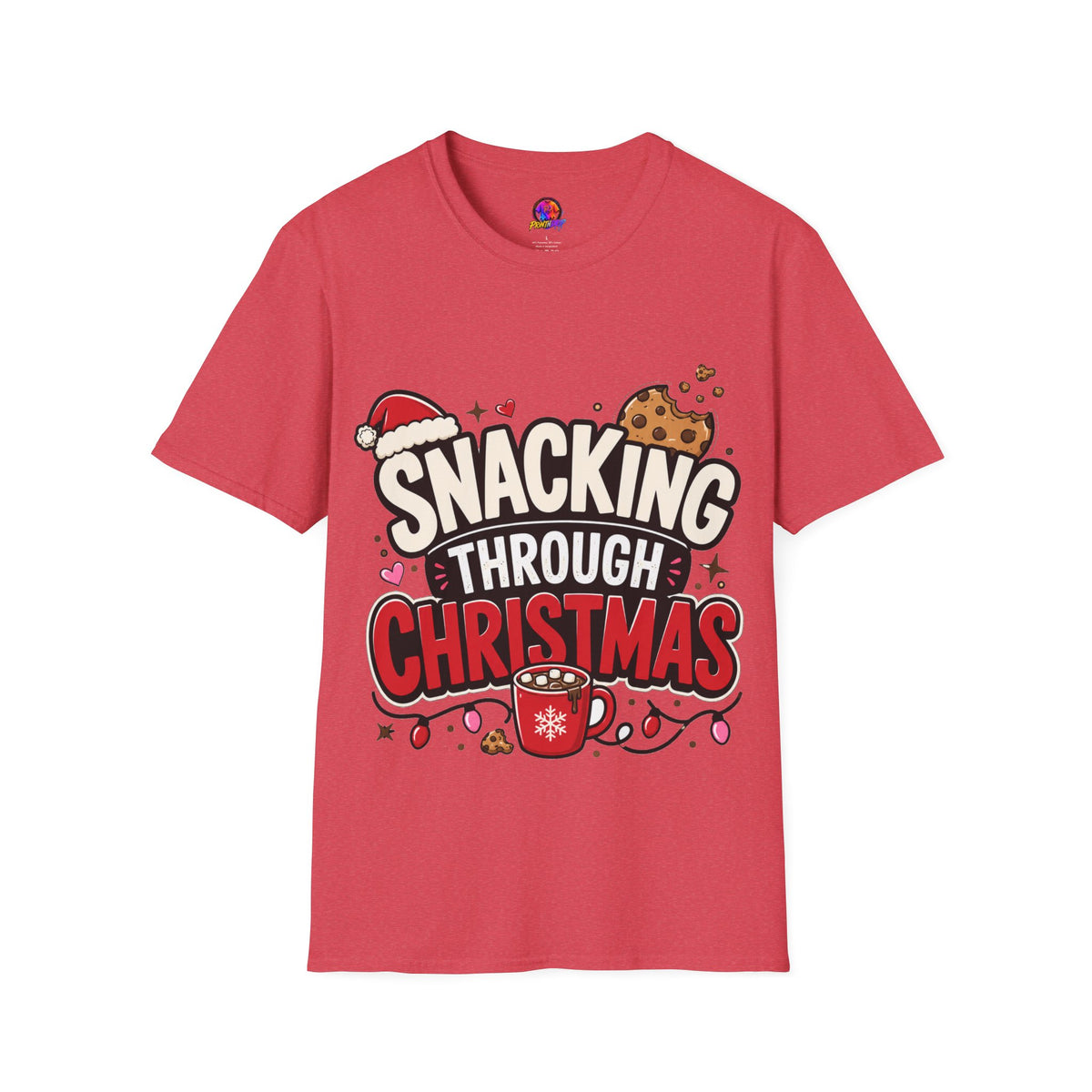 Snacking Through Christmas T-Shirt — Funny Holiday Cookie Tee