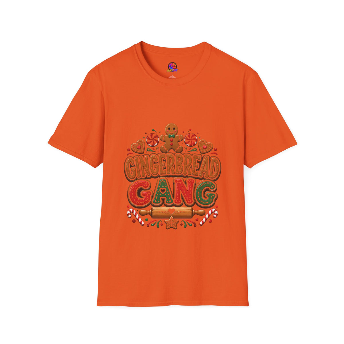 Gingerbread Gang T-Shirt — Cute Holiday Cookie Graphic Tee
