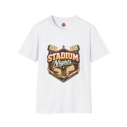 Stadium Nights T-Shirt — Vintage Sports Lights Graphic Tee