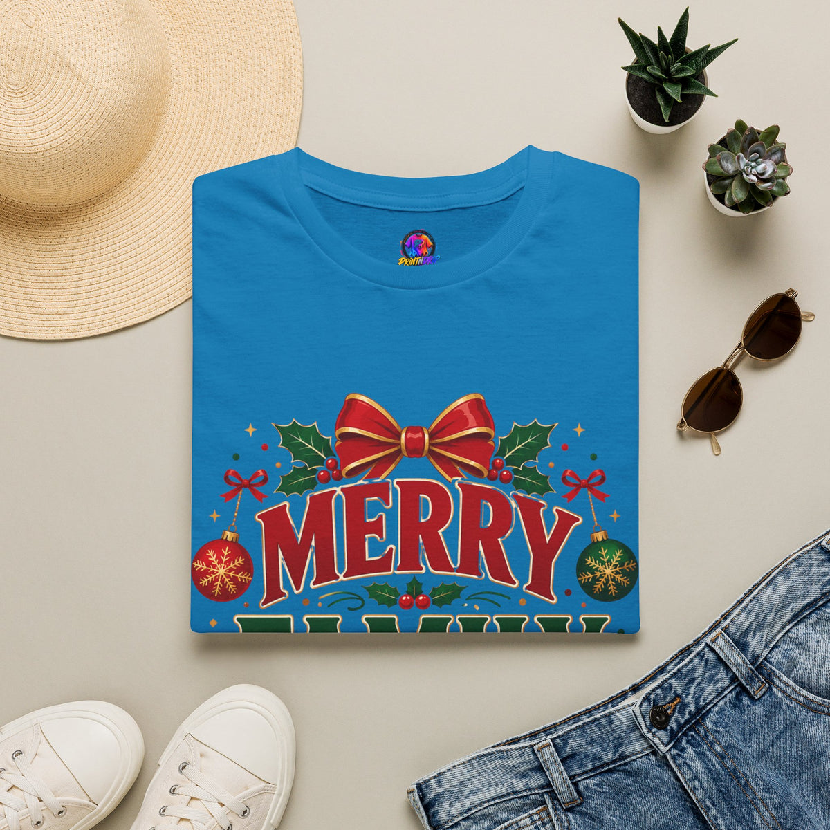 Merry Family Club Christmas T-Shirt