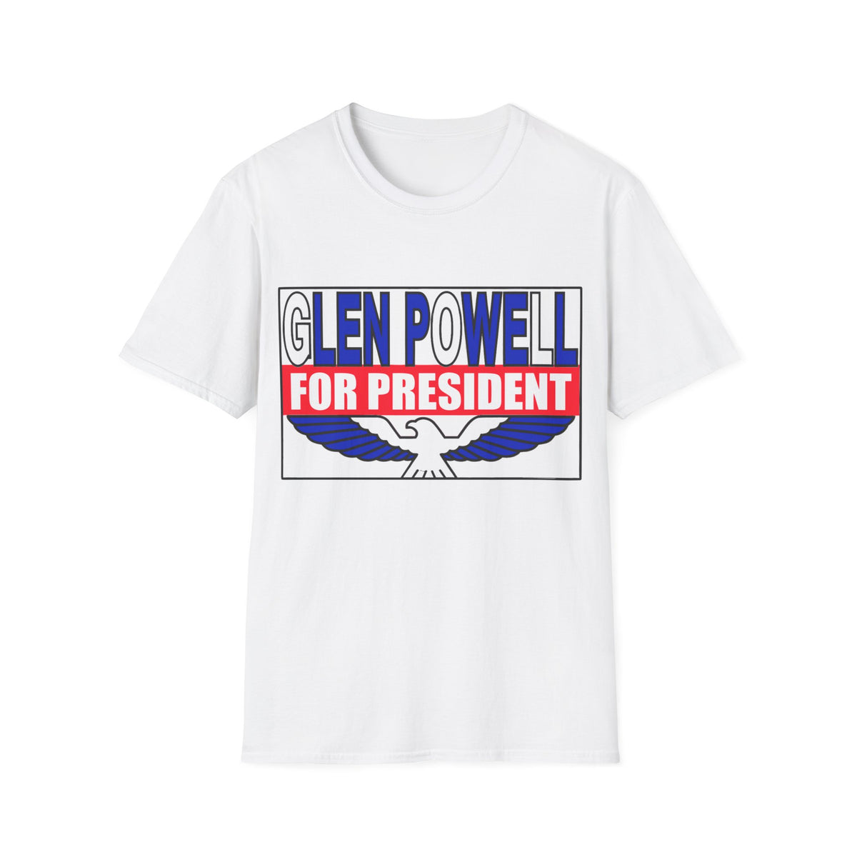 T-Shirt — Glen Powell For President Graphic Tee - Trending Now - August 2026