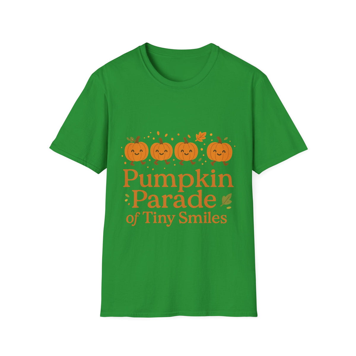 "Pumpkin Parade" Tiny Smiles Tee | Cute Fall Autumn Graphic T-Shirt - Trending Now - September 2026