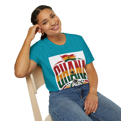Ghana Flag Soccer T-Shirt — Retro Ghana Pride Football Tee