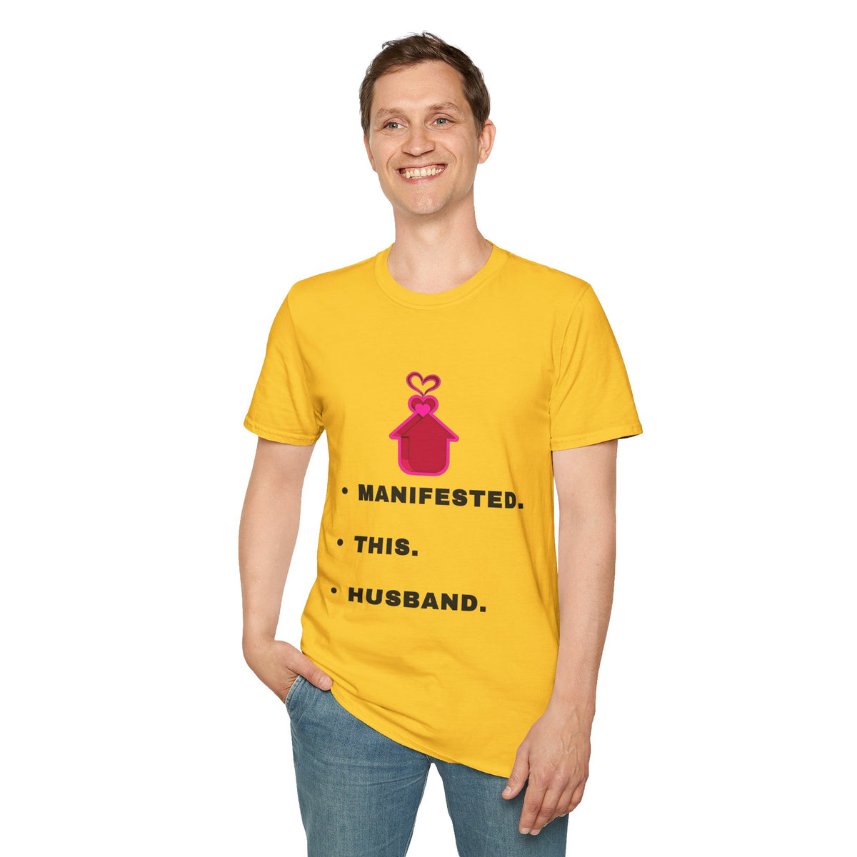 Manifested This Husband T-Shirt — Funny Bridal / Bachelorette Tee - Trending Now - September 2026
