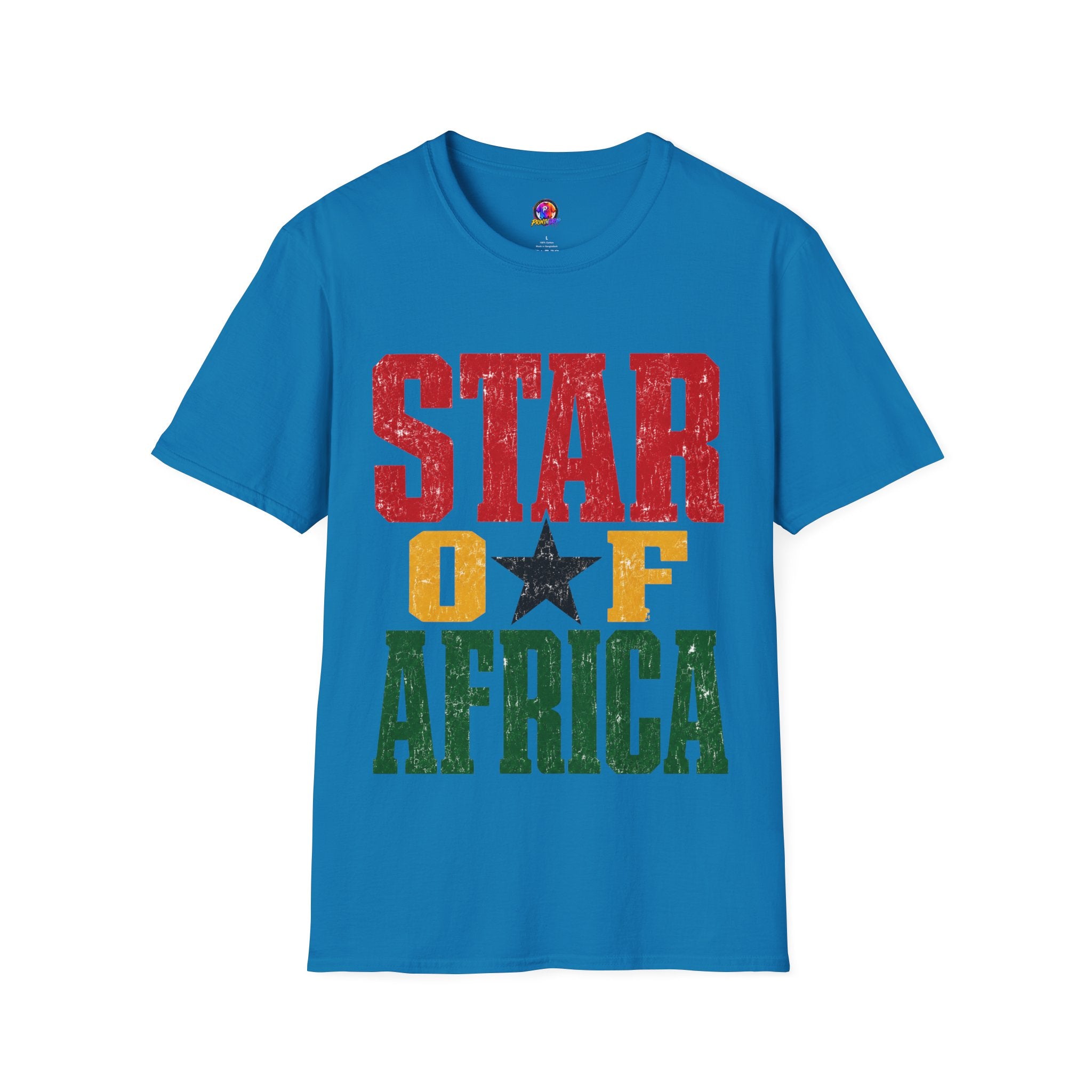 Ghana Star of Africa T-Shirt — Retro Pan-African Graphic Tee