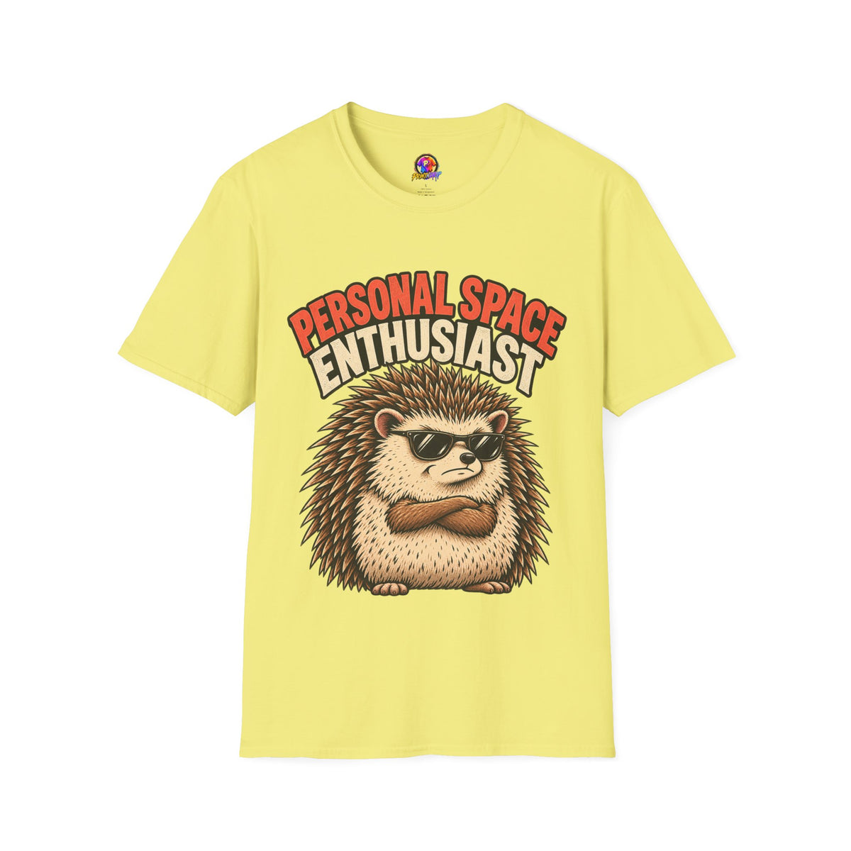 Personal Space Enthusiast T-Shirt — Funny Hedgehog Graphic Tee