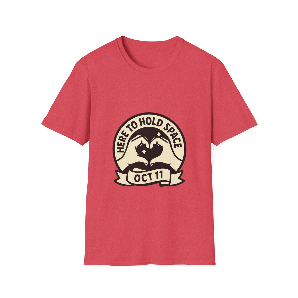 Sea Turtle Rescue Badge T-Shirt — "Here to Hold Space" Oct 11 - Trending Now - October 2026