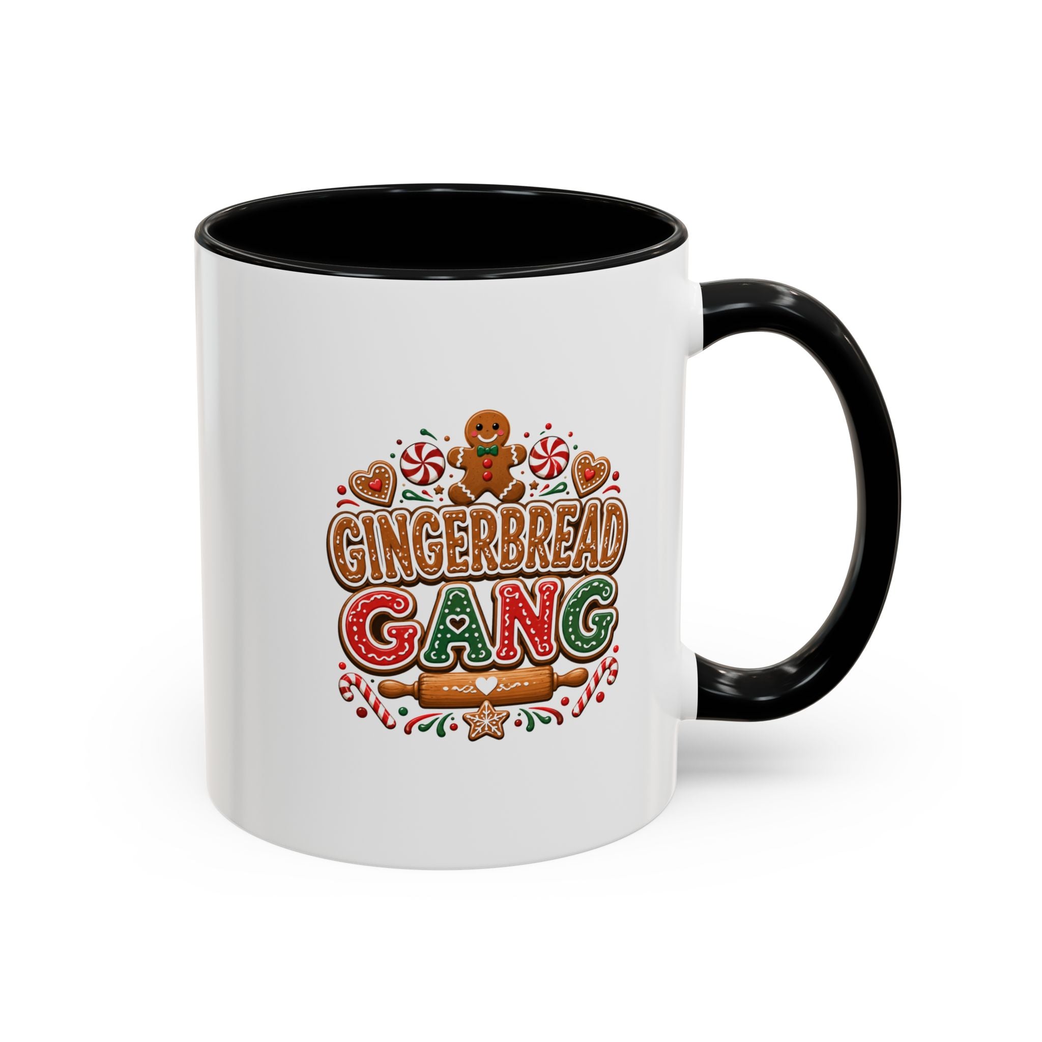 Gingerbread Gang Coffee Mug – Holiday Baking Christmas Cocoa Mug
