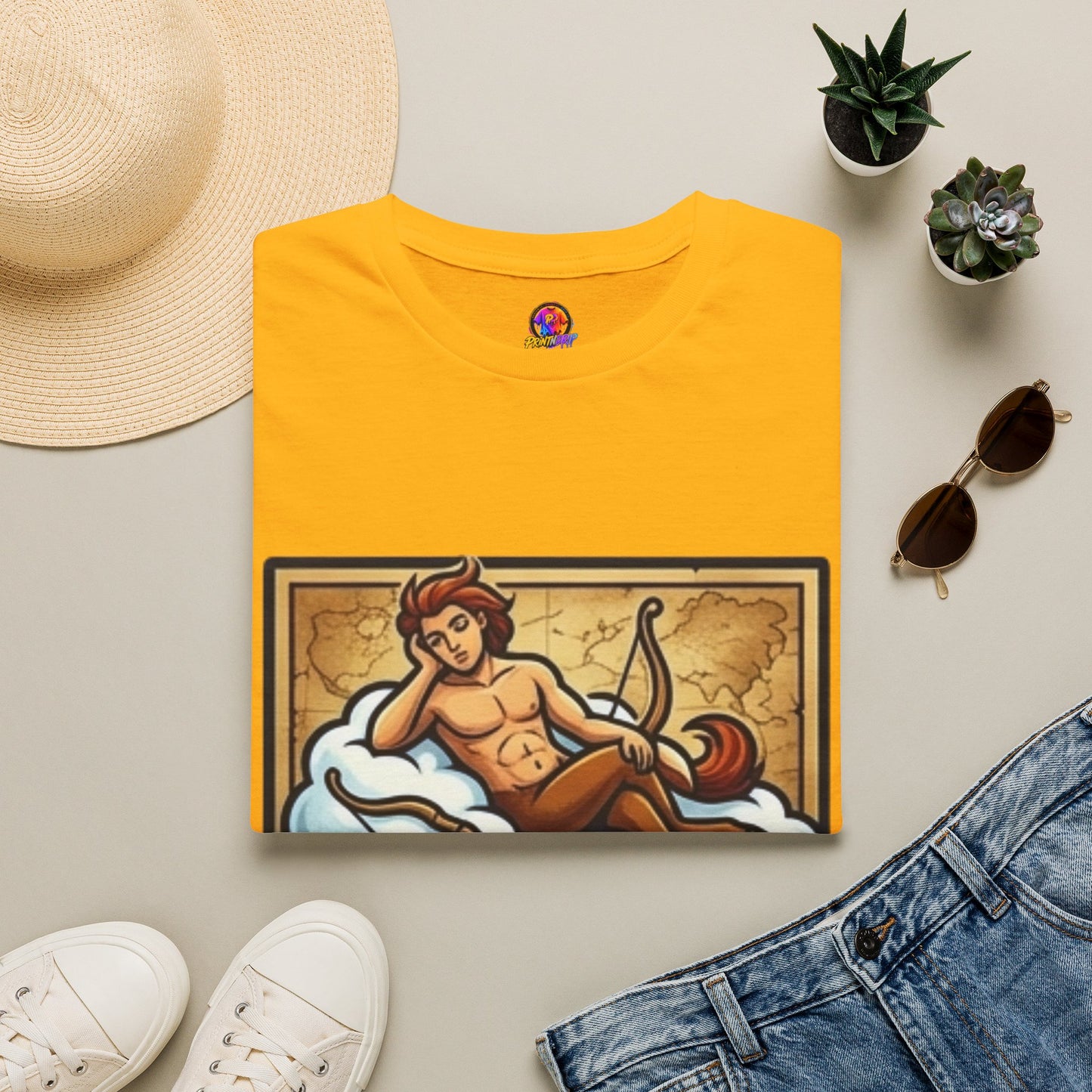 Sagittarius Zodiac T‑Shirt — Fiercely Independent, Easily Bored Astrology Tee