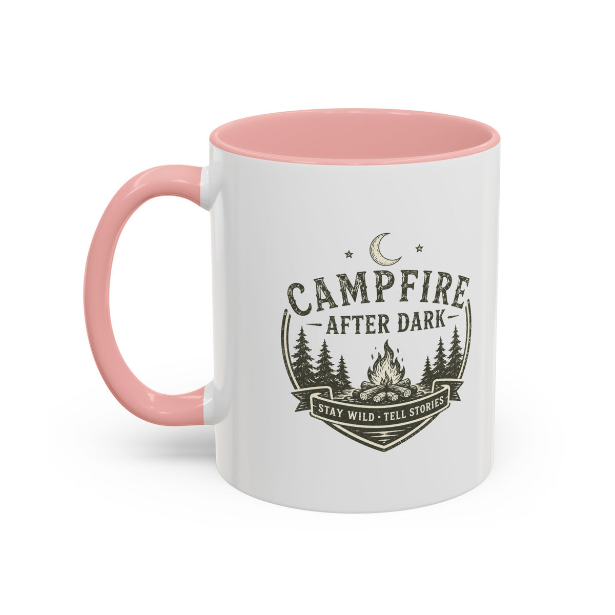 Milo Bailey Dog Dad Mom Campfire Coffee Mug – “Campfire After Dark” Rustic Camping  Accent Mug