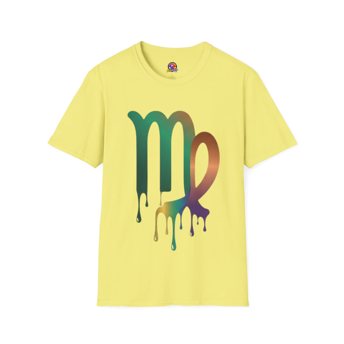 Virgo Zodiac Drip T-Shirt — Colorful Virgo Sign Astrology Tee