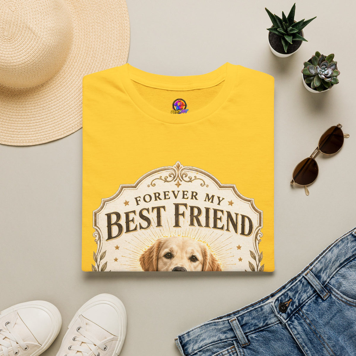 Forever My Best Friend Dog T-Shirt — Personalized Pet Tribute Tee