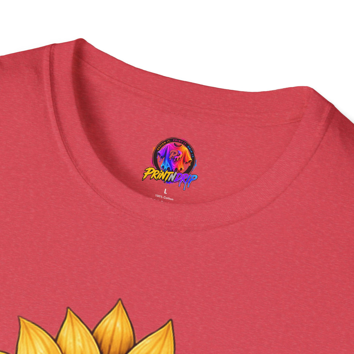 Childhood Cancer Awareness T-Shirt — "Hope Changes Lives" Sunflower Ribbon