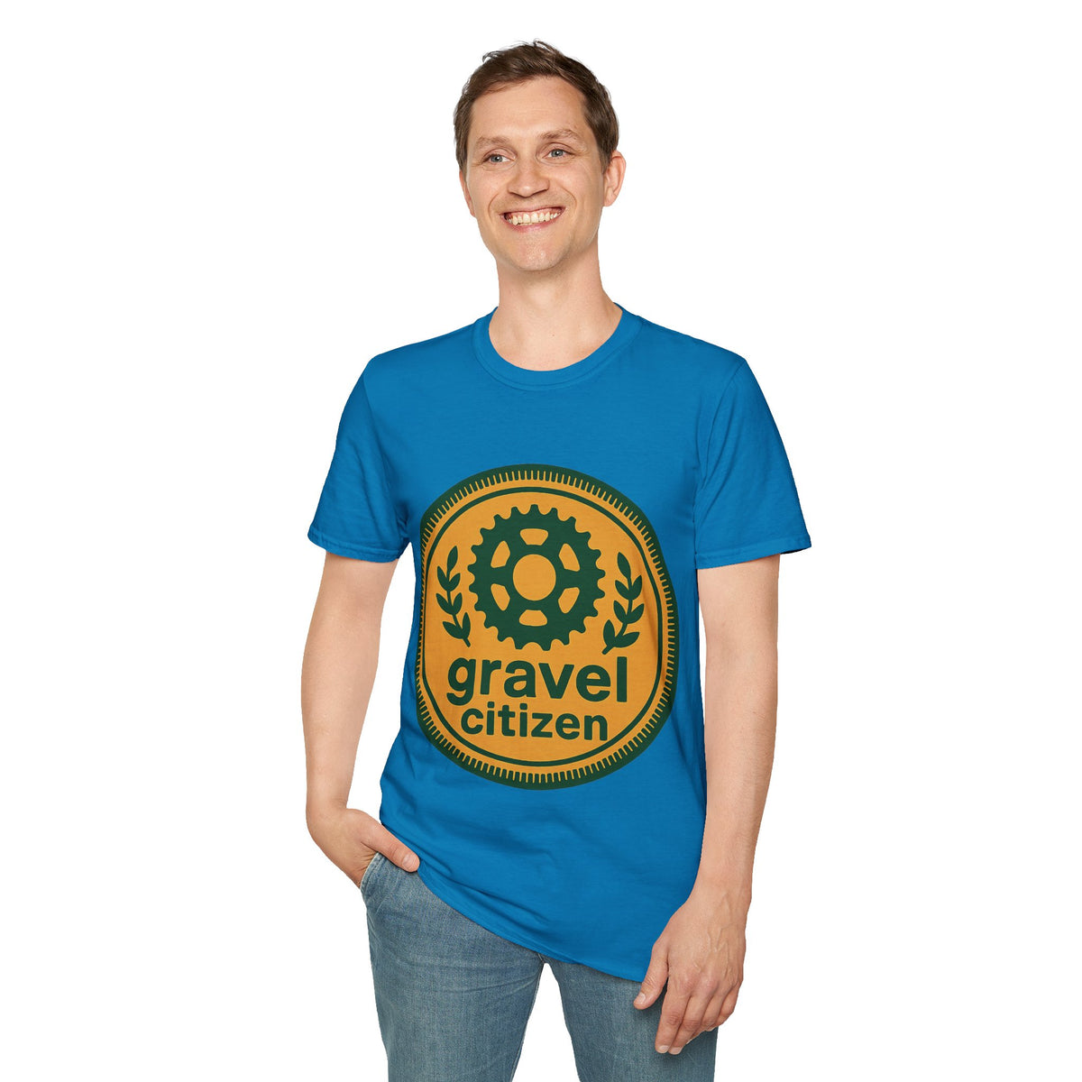 "Gravel Citizen" Retro Cycling Tee | Vintage Bike Gear Graphic T-Shirt - Trending Now - September 2026