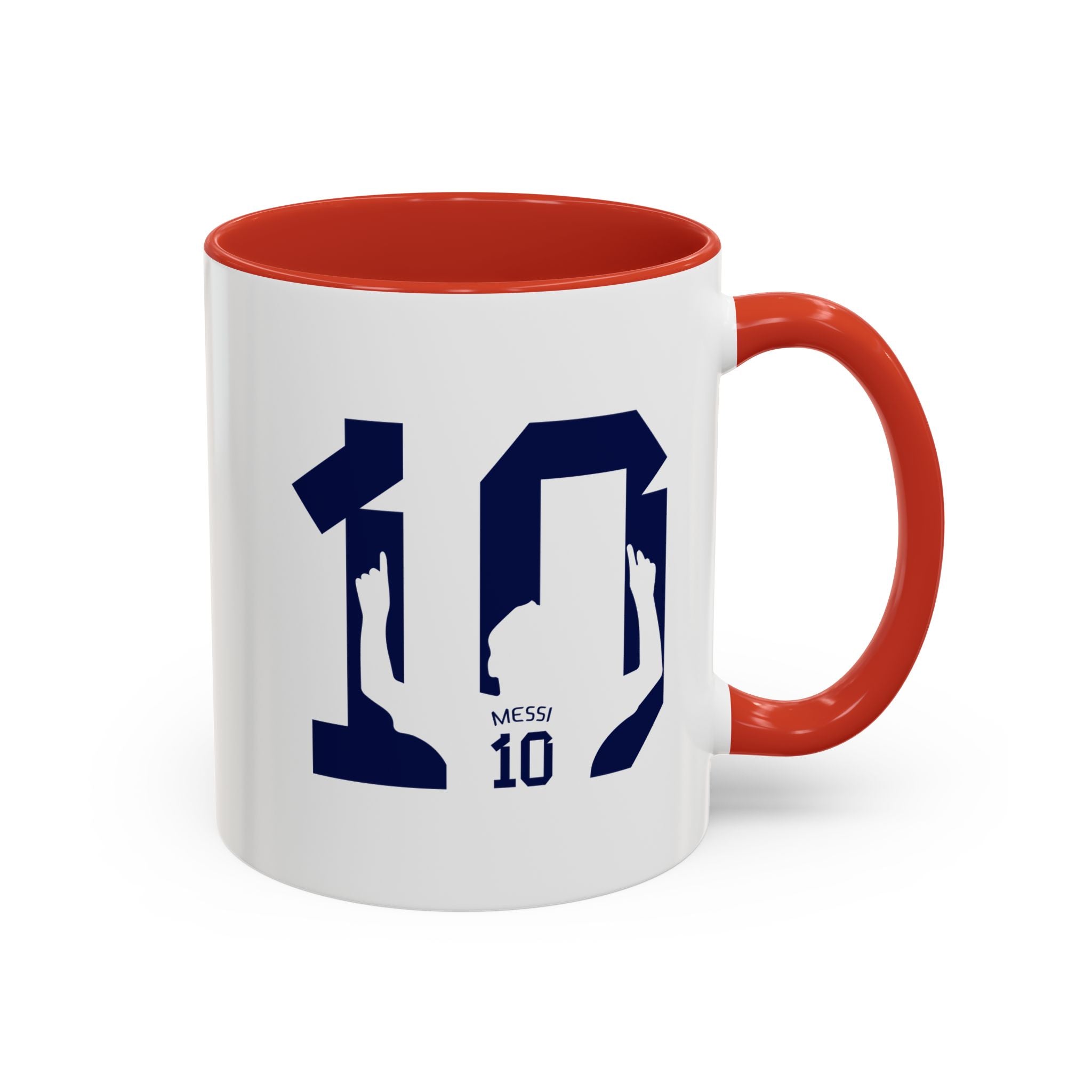 Messi Number 10 Coffee Mug — Soccer Fan Accent Mug