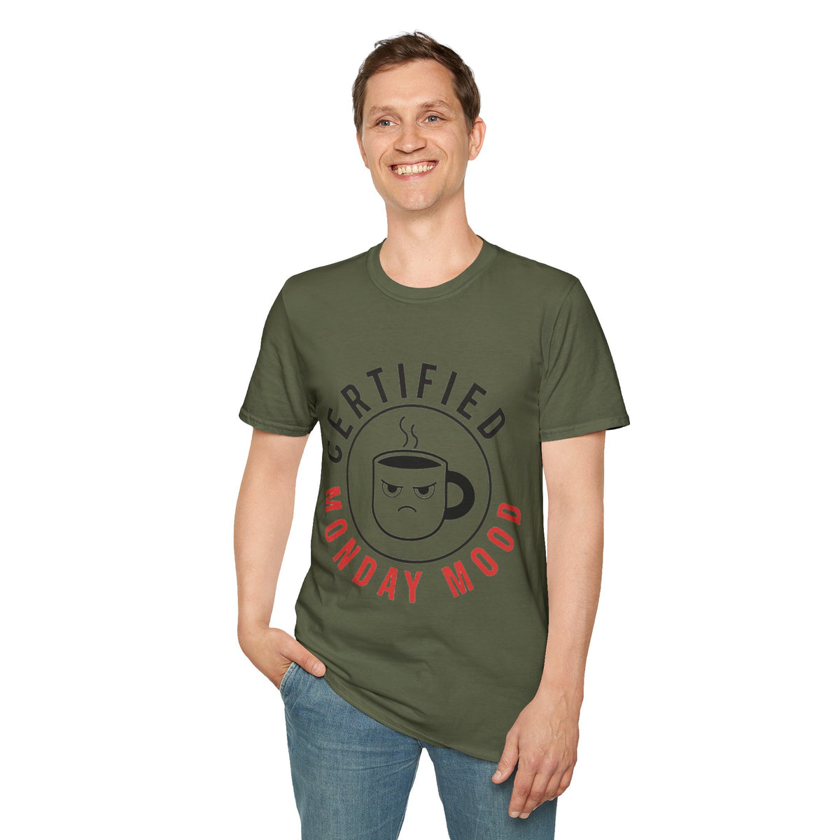 Certified Monday Mood T-Shirt — Funny Coffee Lover Tee - Trending Now - August 2026