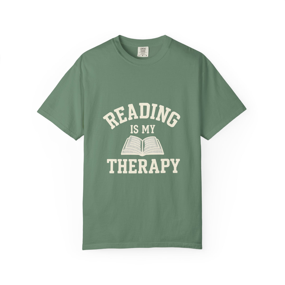 Reading Is My Therapy Book Lover Retro Aesthetic Graphic Tee - Trending Now - October 2026