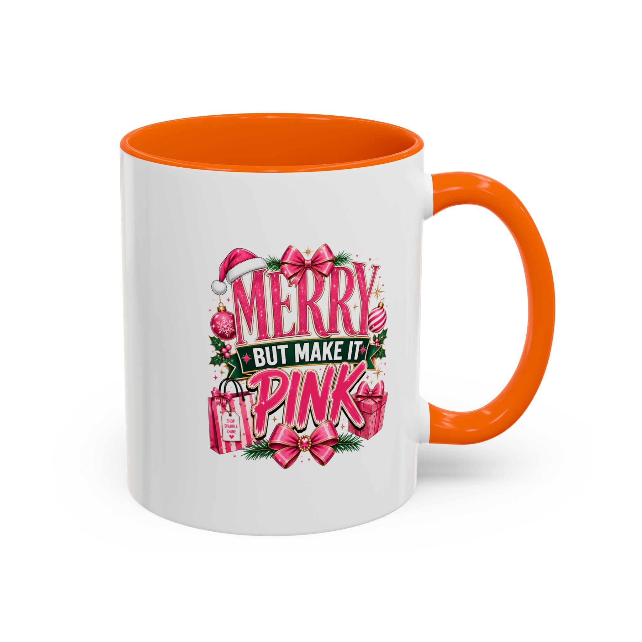 Accent Coffee Mug Merry Pink