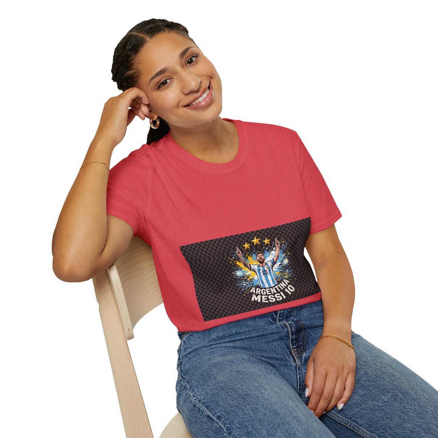 Argentina Messi  Soccer T‑Shirt — Argentina Messi 10 Fan Tee