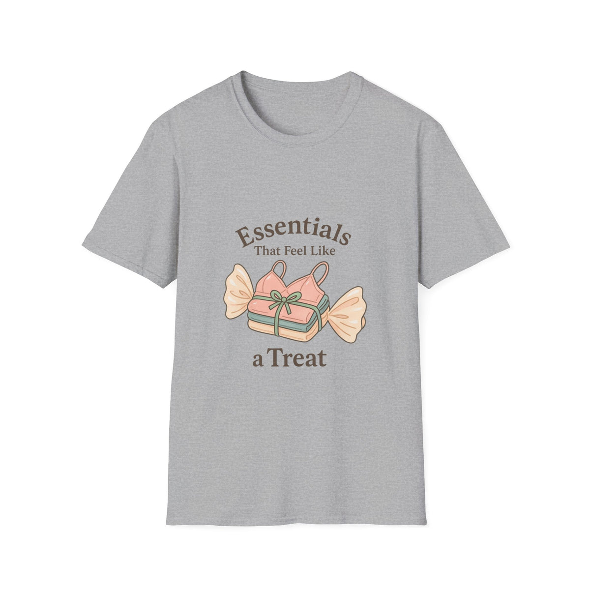 T-Shirt - "Essentials Are Hard To Resist" Candy Graphic Tee - Trending Now - October 2026