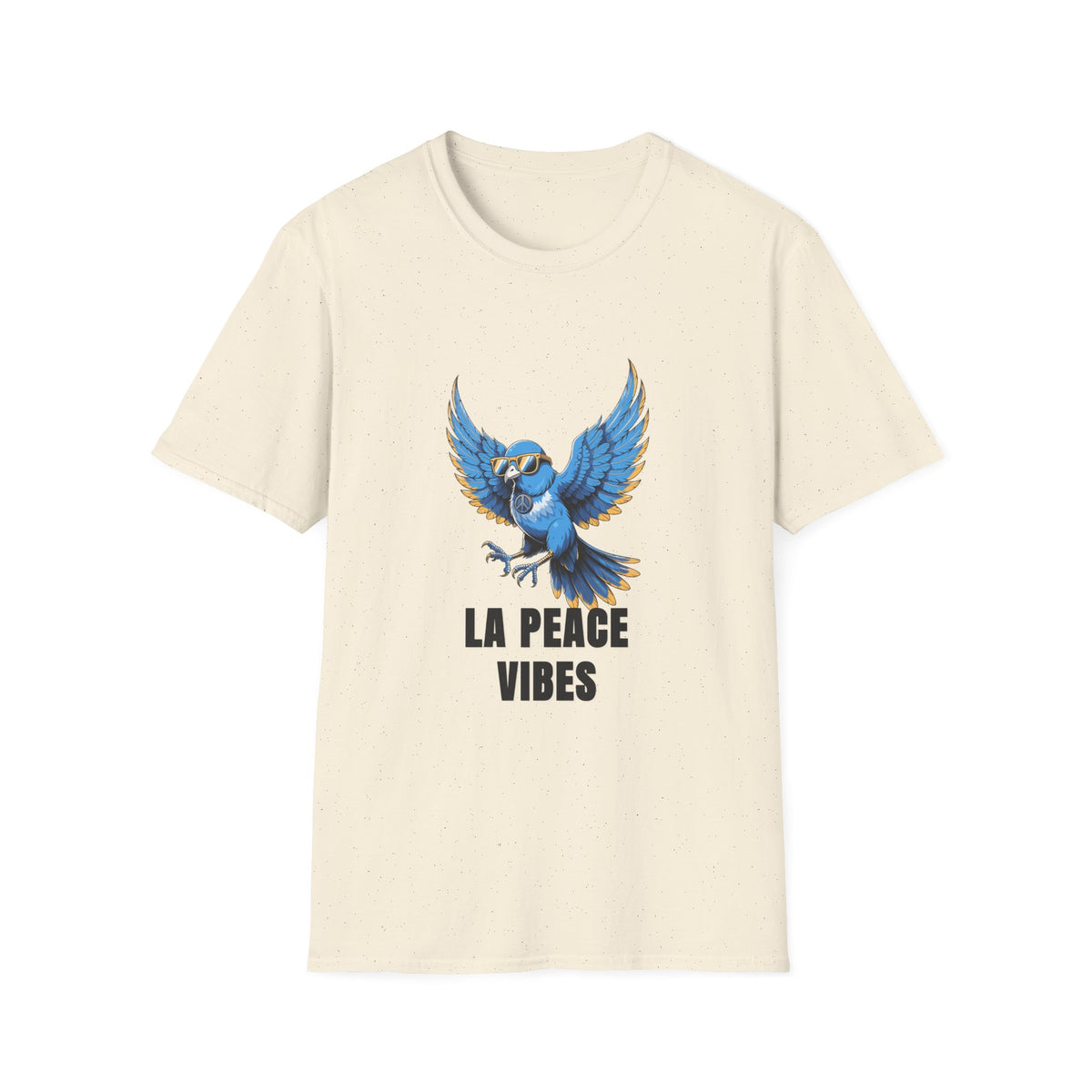 Peace Vibes Blue Parrot T-Shirt - Trending Now - August 2026