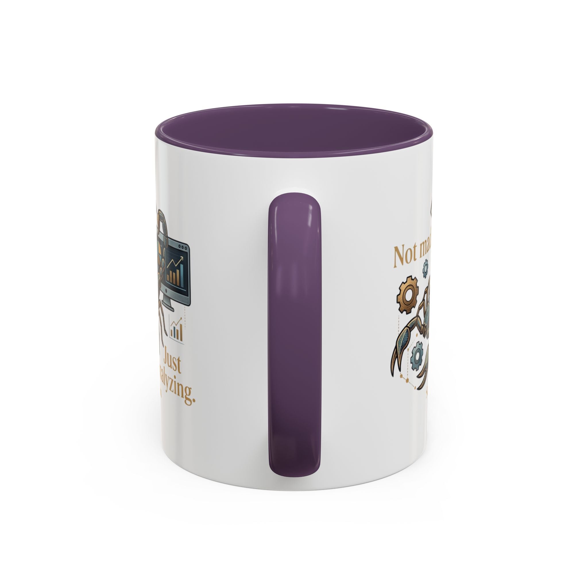 Scorpio Coffee Mug — "Not Mad. Just Analyzing." Accent 11/15oz