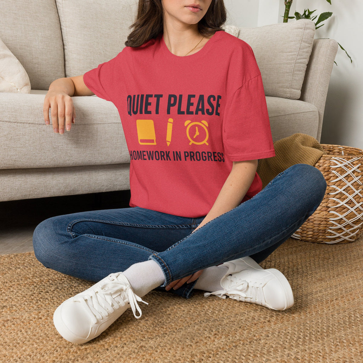 Quiet Please Pocket Tee — Minimalist 'Quiet Please' Graphic T-Shirt - Trending Now - August 2026