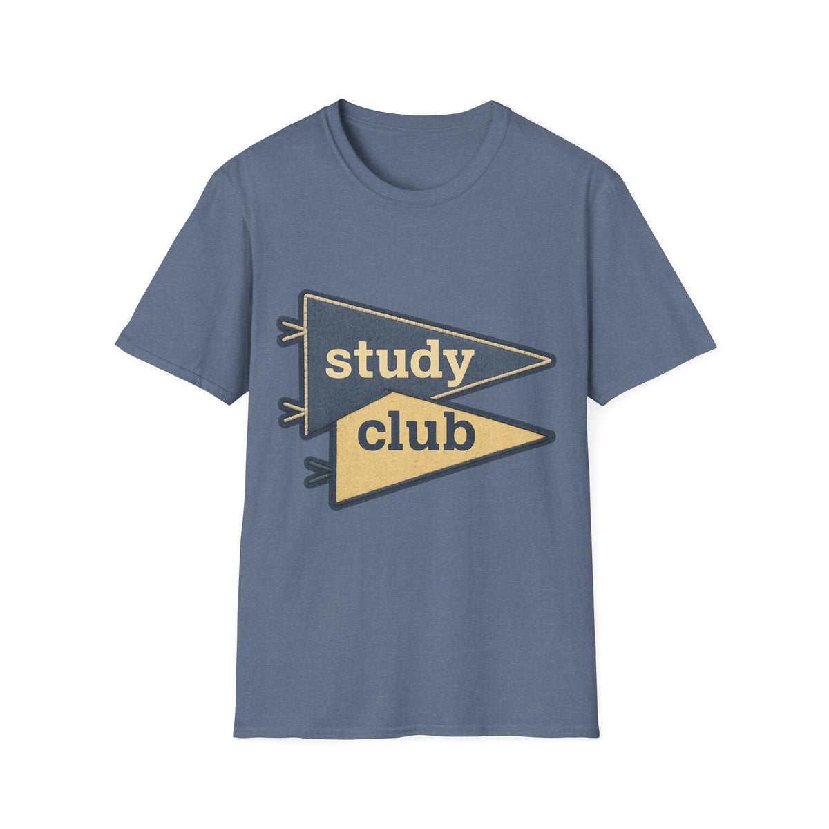 Study Club T-Shirt — Retro Pennant Student Tee - Trending Now - August 2026