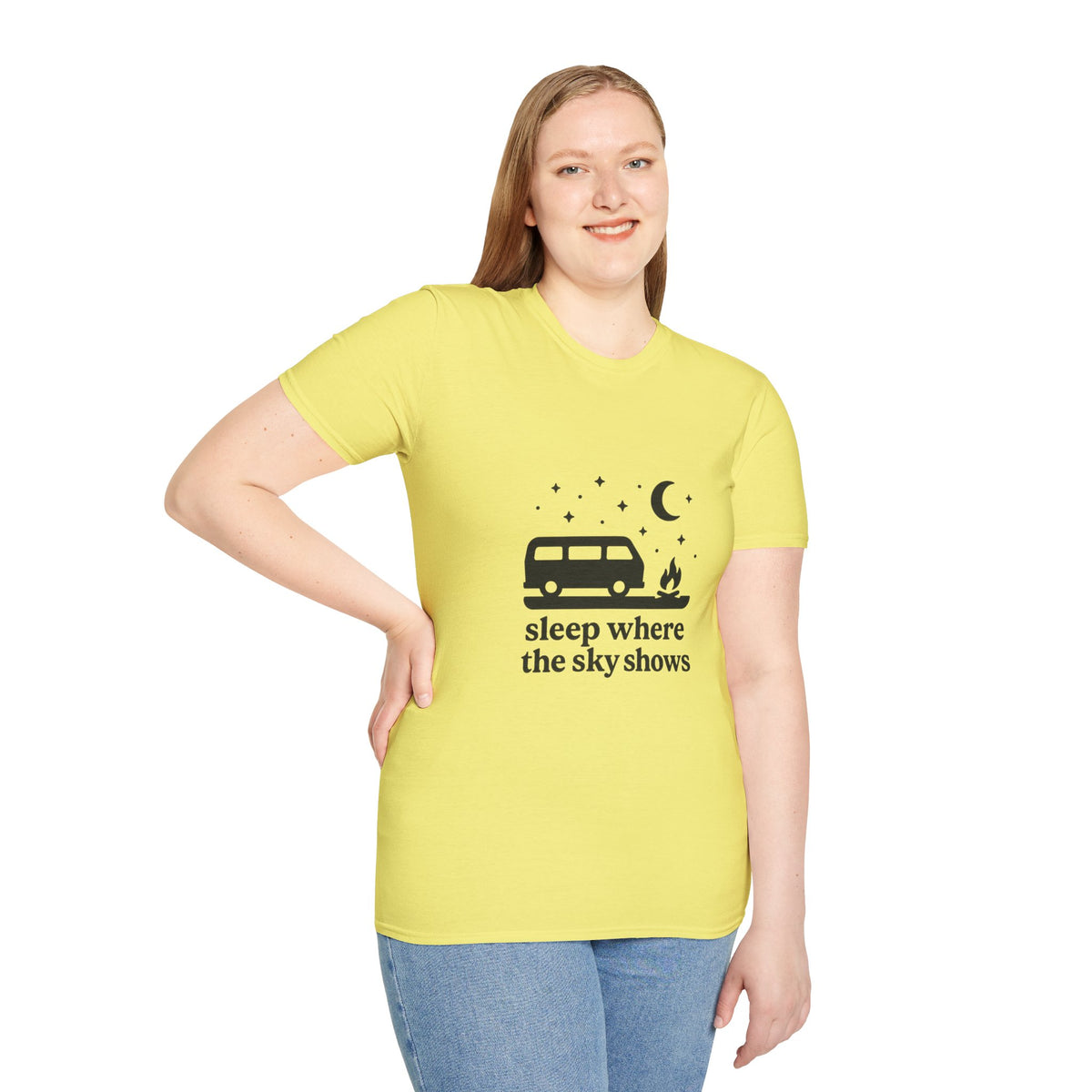 Retro Camper Night Sky T-Shirt - Trending Now - August 2026