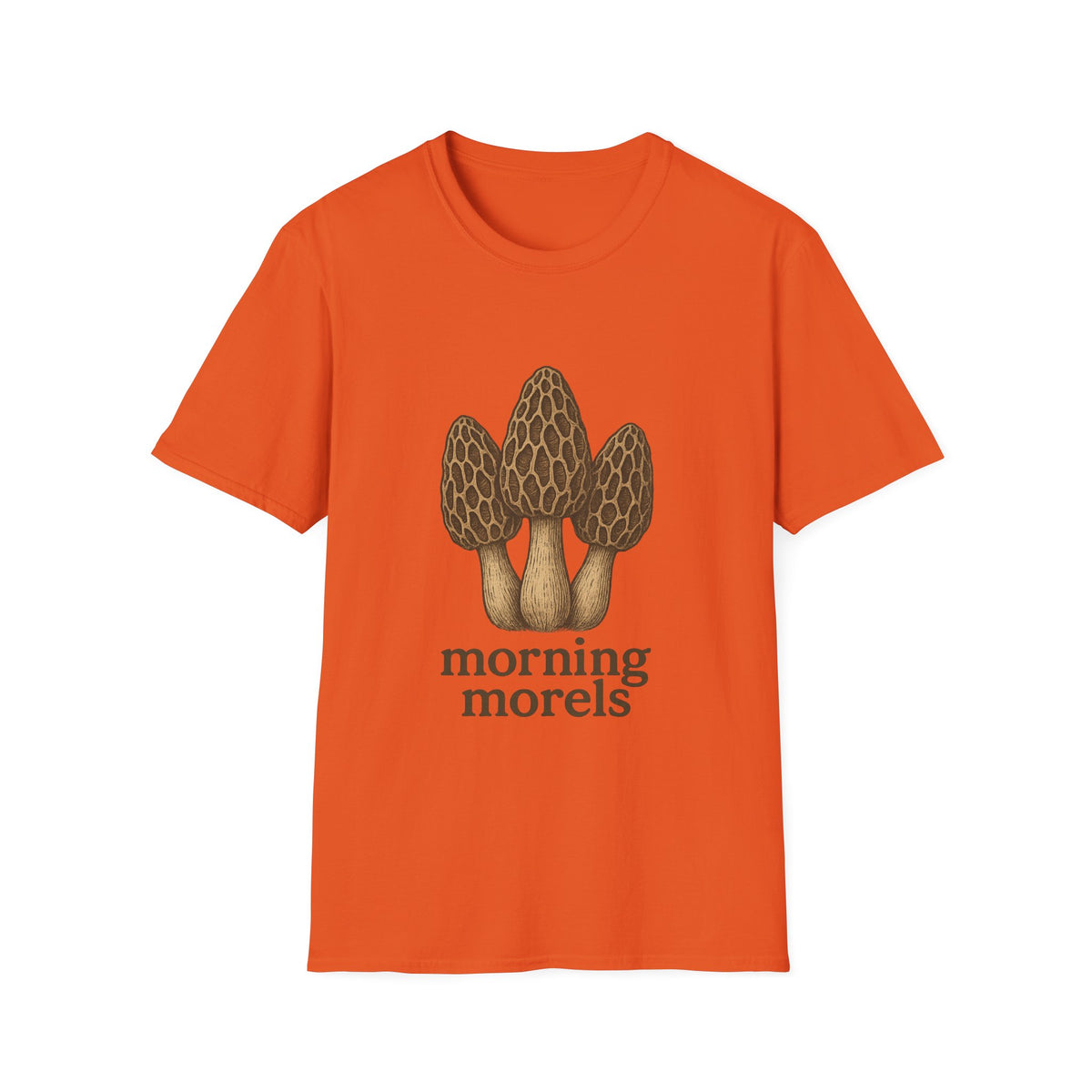 Morel Mushroom T-Shirt — Forager Graphic Tee ("Morel Hunter") - Trending Now - August 2026
