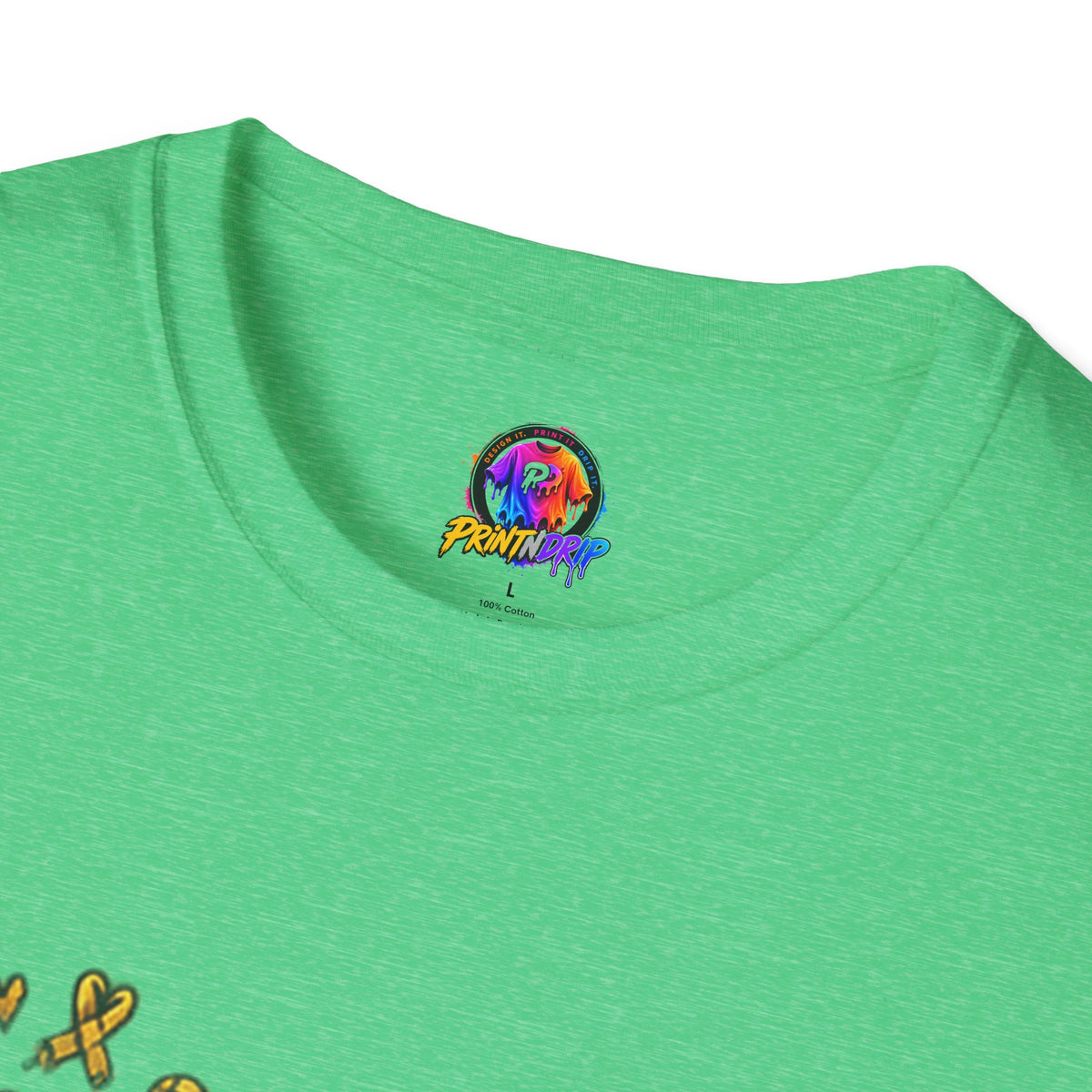 Hope Lives Here Gold Ribbon Butterfly Childhood Cancer Awareness T-Shirt