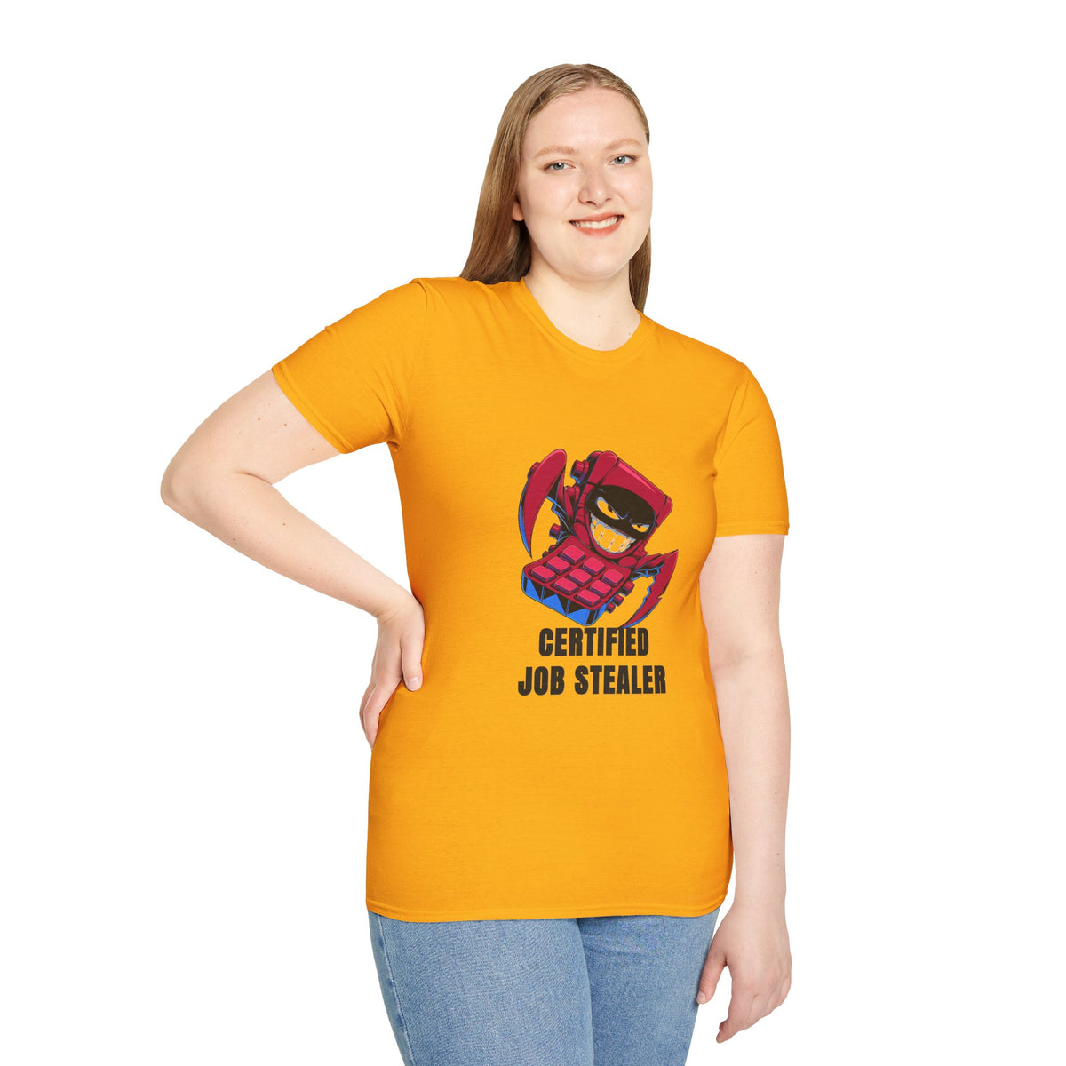 Certified Job Stealer T-Shirt — Funny Cartoon Ninja Heist Tee - Trending Now - August 2026