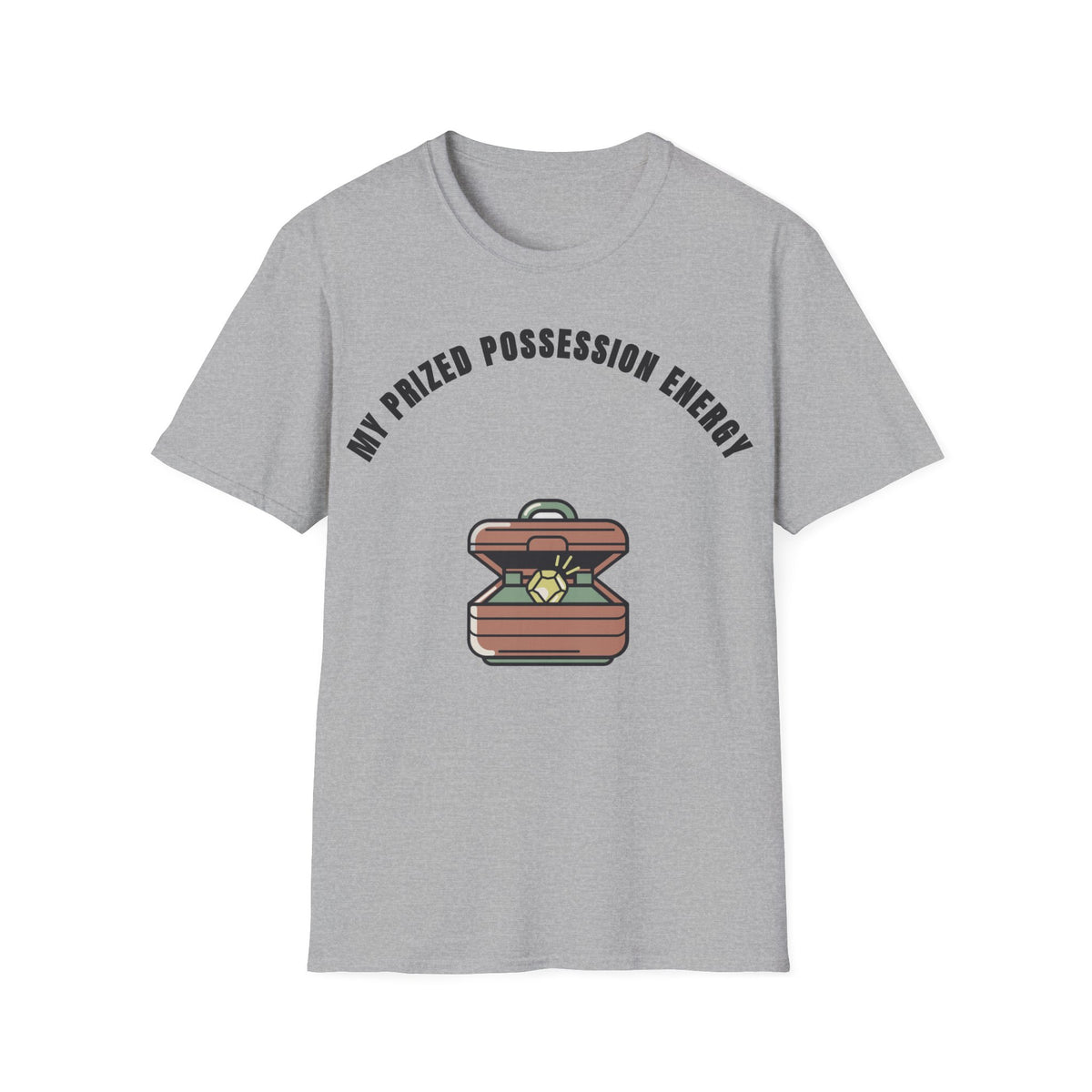 T-Shirt — Treasure Chest Graphic “My Prized Possession Energy” - Trending Now - September 2026