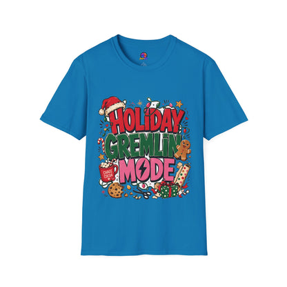Holiday Gremlin Mode T-Shirt — Christmas Cute Festive Graphic Tee