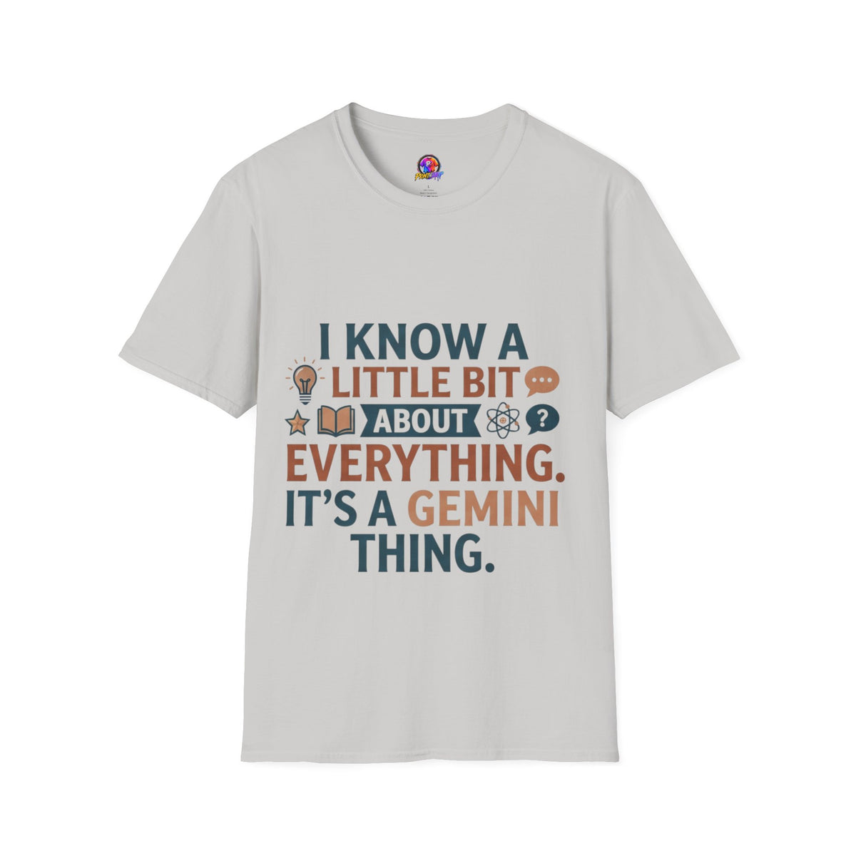 Gemini Funny Horoscope T‑Shirt — "I Know A Little Bit About Everything, It's A Gemini Thing"