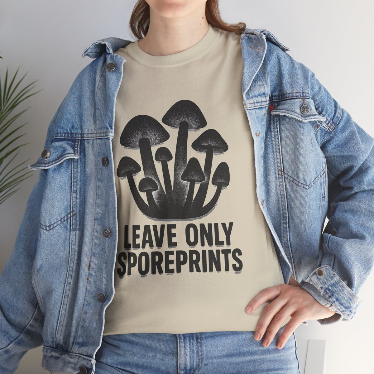 Mushroom Tee — "Leave Only Sporeprints" Eco Nature Graphic Shirt - Trending Now - August 2026