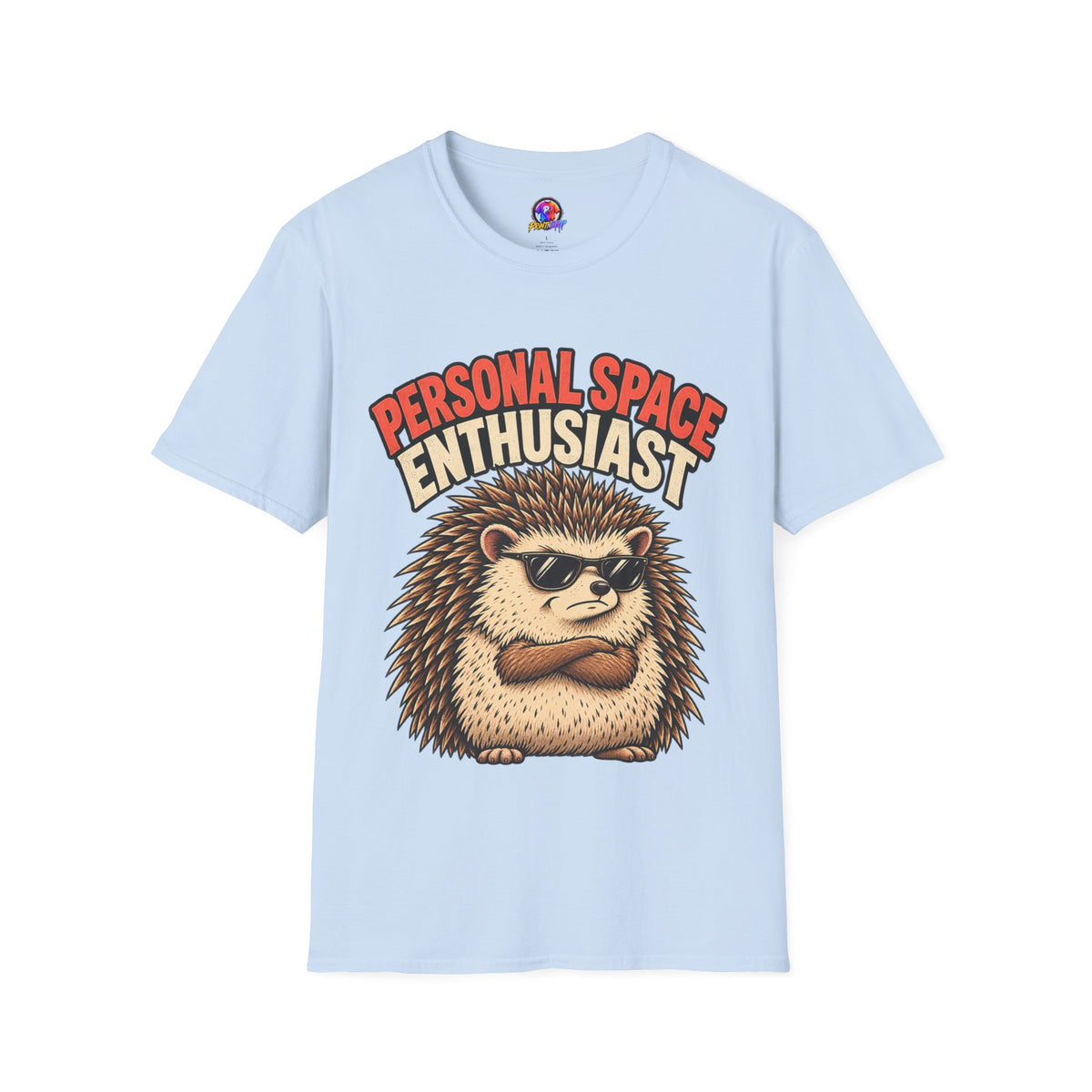 Personal Space Enthusiast T-Shirt — Funny Hedgehog Graphic Tee
